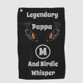 Legendary Pappa und Birdie Whisper Red Wing Bird G Golfhandtuch