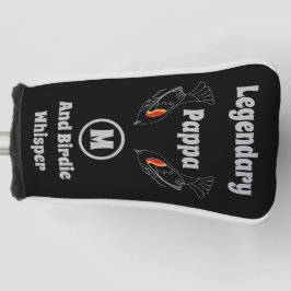 Legendary Pappa und Birdie Whisper Red Wing Bird Golf Headcover