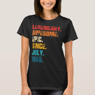 Legendary Phantastisch Epic Seit Juli 1965 Retro S T-Shirt
