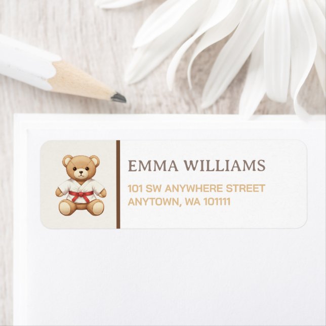 Legendary Red Belt Judo Bear – Baby Shower (Insitu)