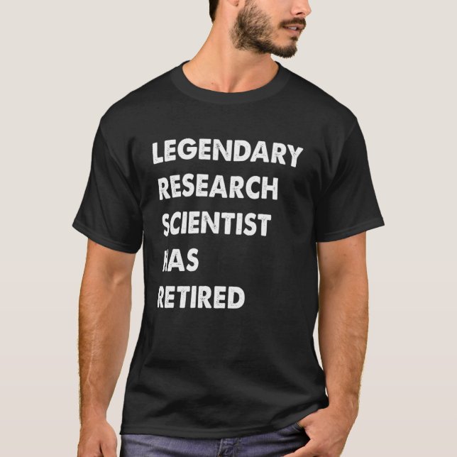 Legendary Research Scientifique hat sich gelebt T-Shirt (Vorderseite)