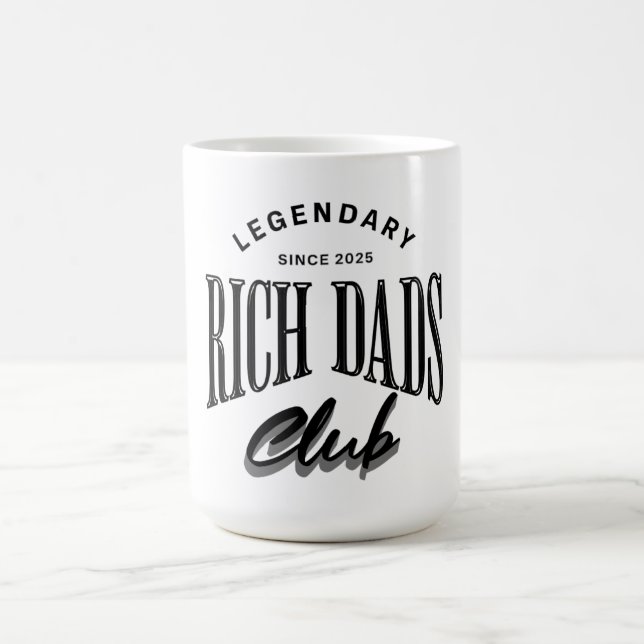 Legendary Rich Dads Club Mug Design  Kaffeetasse (Mittel)