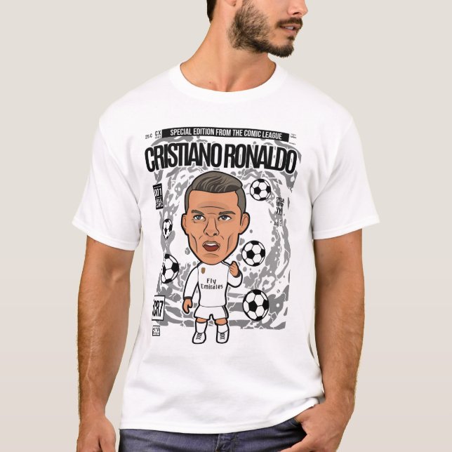 "Legendary Ronaldo: Furchtlos auf dem Feld" T-Shirt (Vorderseite)