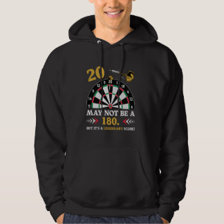 Legendary Score Funny 20 Jahre alt Geburtstag Dart Hoodie
