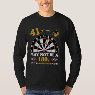 Legendary Score Funny 41 Jahre alt Geburtstag Dart T-Shirt
