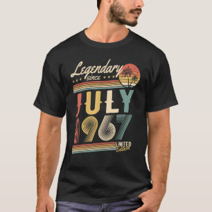 Legendary Seit Juli 1967 U2013 Happy Birthday T-Shirt