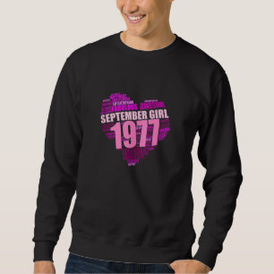 Legendary September Girl 1977 Phantastisch & Fabul Sweatshirt