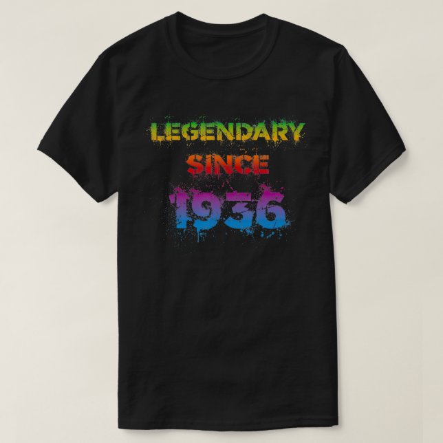Legendary since 1936  85 T-Shirt (Design vorne)
