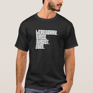 Legendary Since August 2005 18th Birthday T-Shirt