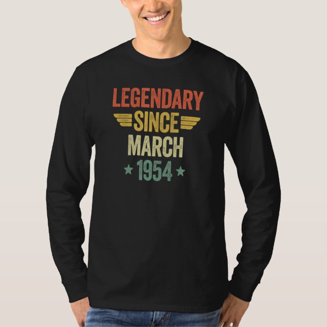 Legendary Since March 1954 T-Shirt (Vorderseite)