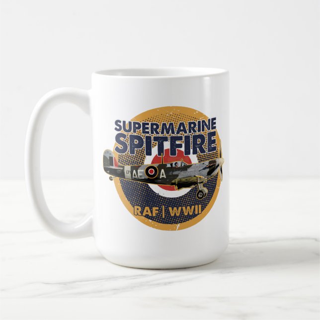 Legendary Supermarine Aircraft Kaffeetasse (Links)