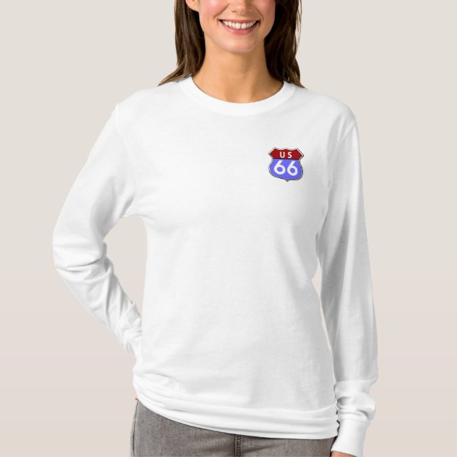Legendary US Route 66 Ladys Hoody (Vorderseite)