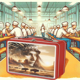 Legendary Warrior Sunset Metall Brotdose