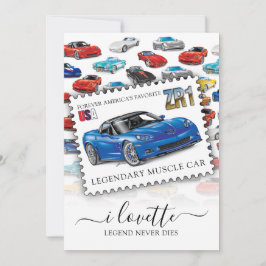 LEGENDARY Z-R-ONE AUTOMOBILE ART EINLADUNG