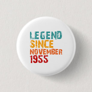 Legende 1955 70. Geburtstagsgeschenke für Männer F Button