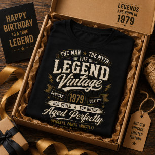 Legende 1979 Perfekt gealtert Retro 47. Geburtstag T-Shirt