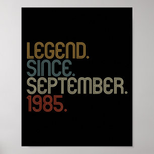 Legende 1985 40. Geburtstagsgeschenke Für Männer F Poster