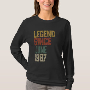 Legende 1987 38 Jahre alte Männer Frauen Seit 38.  T-Shirt