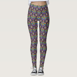 Legende Angel Cat Rainbow Pride Pattern Leggings