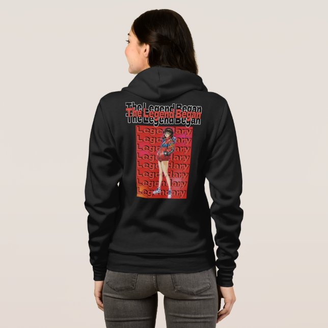 Legende begann  hoodie (Schwarz voll)