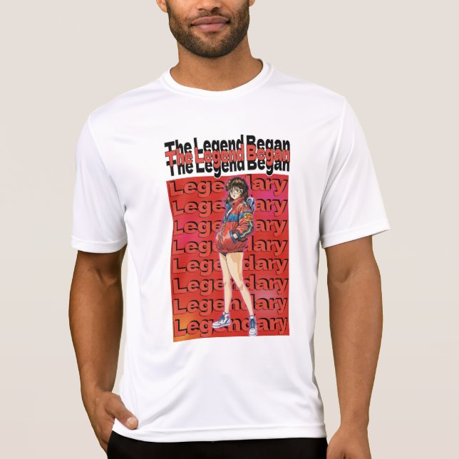 Legende begann  T-Shirt (Vorderseite)