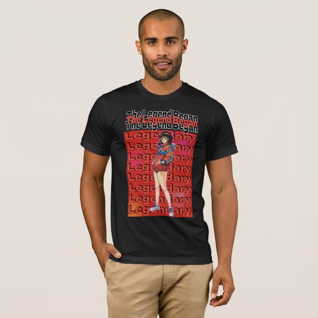 Legende begann  T-Shirt (Vorne ganz)