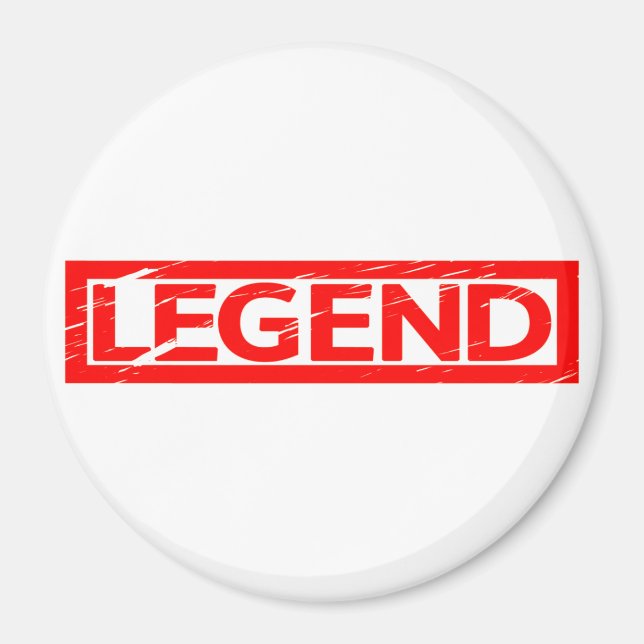 Legende Briefmarke Magnet (Vorne)