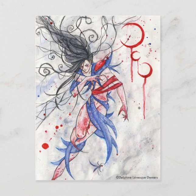 Legende der dreimondgotischen Postkarte (Vorderseite)