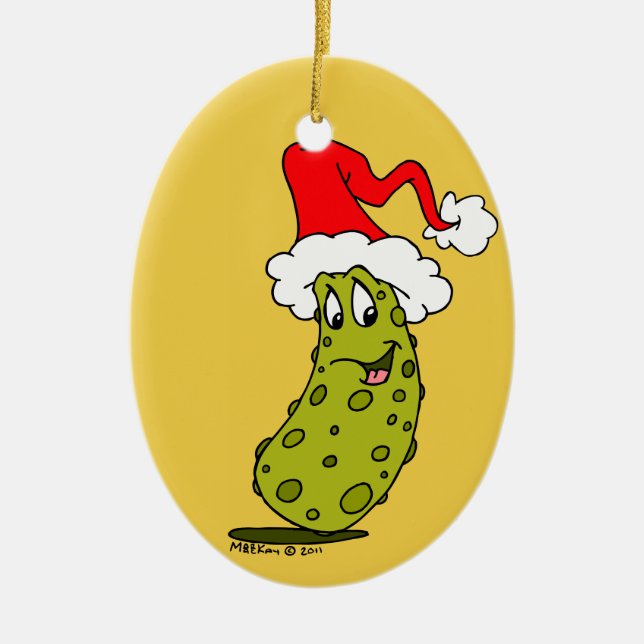 Legende der Essiggurke Keramikornament (Vorne)