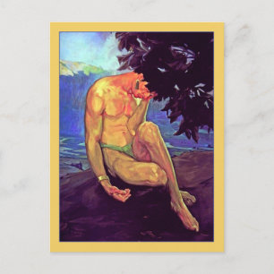 Legende der Vulkane von Saturnino Herran Postkarte