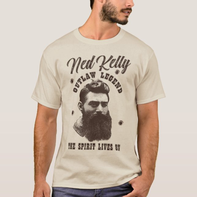 Legende des Gesetzes - Ned Kelly - Australien - Bu T-Shirt (Vorderseite)