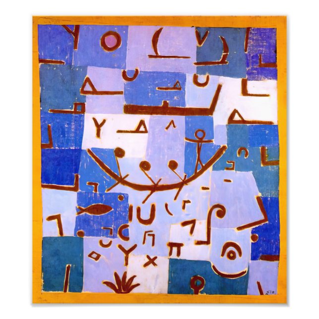 Legende des Nils | Paul Klee | Fotodruck (Vorne)