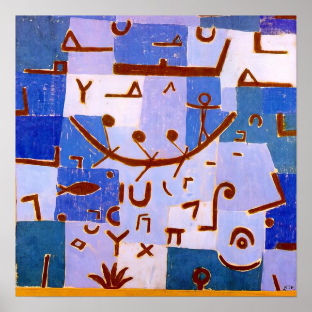 Legende des Nils | Paul Klee | Poster (Vorne)