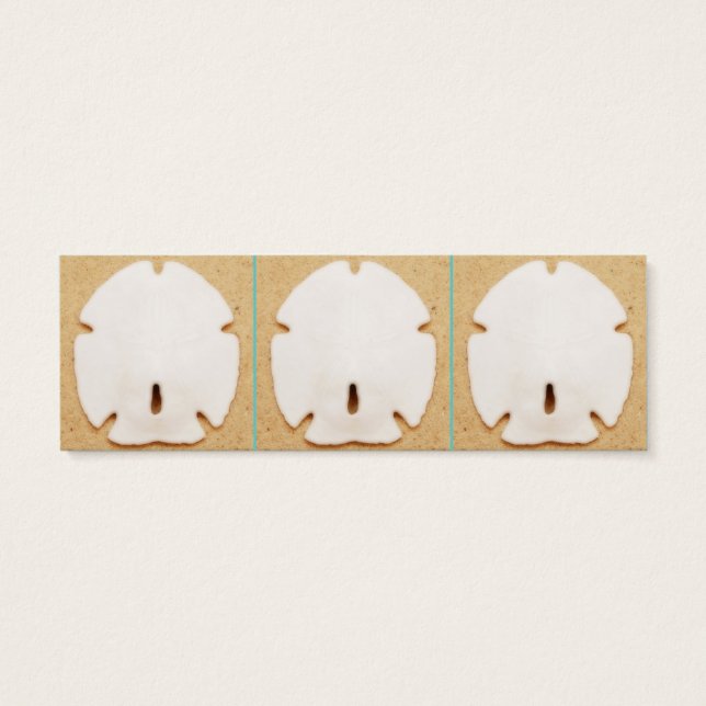 Legende des Sand-Dollar-Lesezeichens (Rückseite)