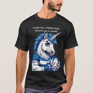 Legende des Scrum Schottlands Einhorn-Sturm T-Shirt