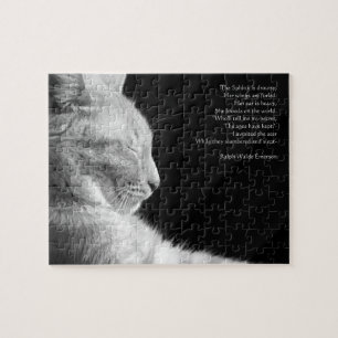 Legende des Sphynx (Schwarzweiss) Puzzle