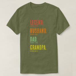Legende Ehemann Vater Opa seit T - Shirt