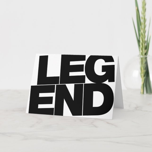 Legende Feiertagskarte (Vorderseite)