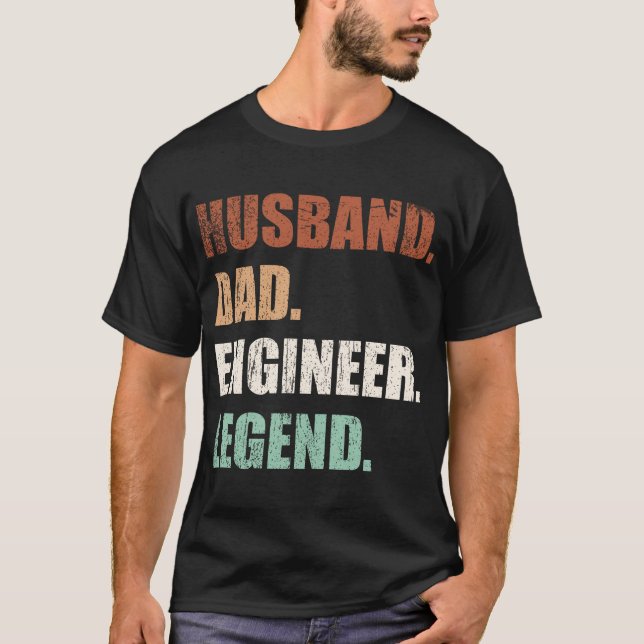 Legende für den Vater von Husband T-Shirt (Vorderseite)