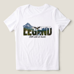 Legende Immer noch wild im Outdoor-Grafikdesign Tri-Blend Shirt