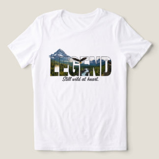 Legende Immer noch wild im Outdoor-Grafikdesign Tri-Blend Shirt