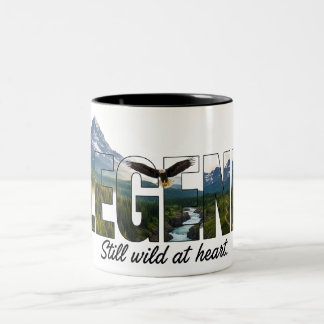 Legende Immer noch wildes Herz Outdoor-Grafik Zweifarbige Tasse