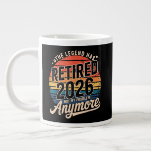 Legende ist 2026 in Rente Nicht mehr mein Problem Jumbo-Tasse