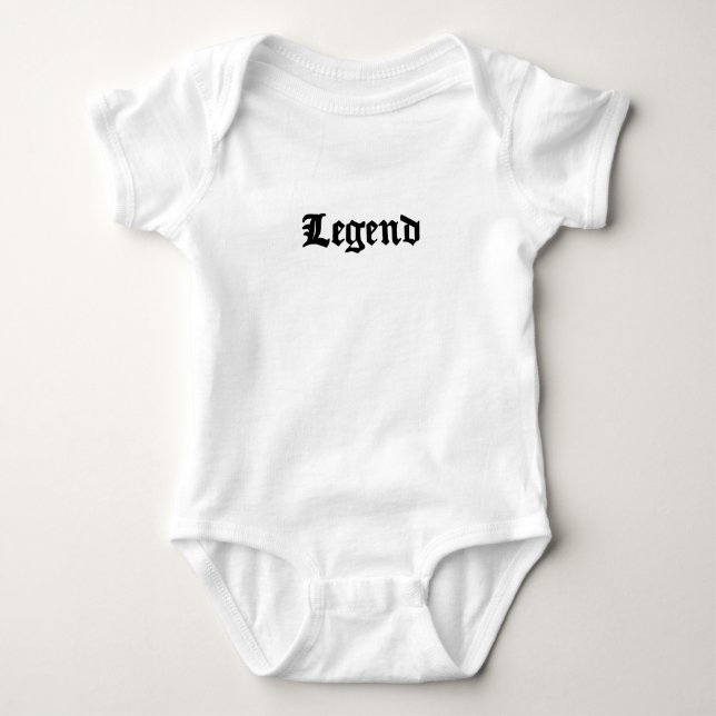 Legende ist Geboren Baby Strampler (Vorderseite)