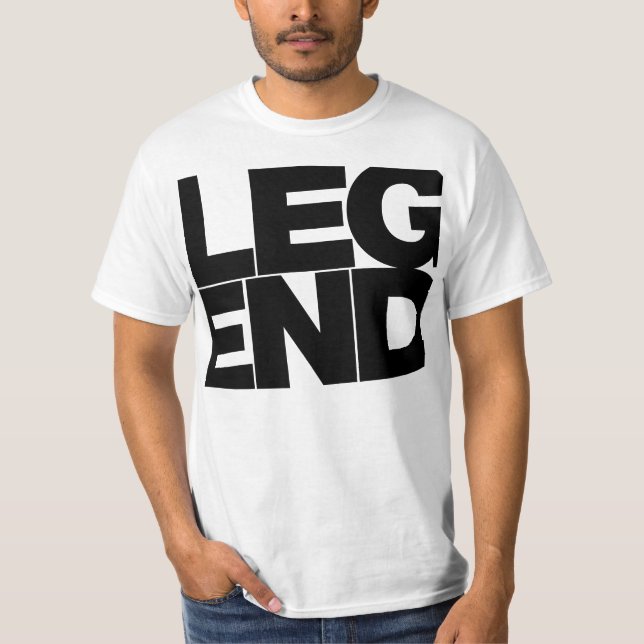 Legende (schwarzer Text) T-Shirt (Vorderseite)