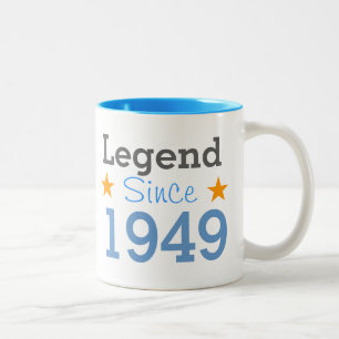 Legende seit 1949 zweifarbige tasse