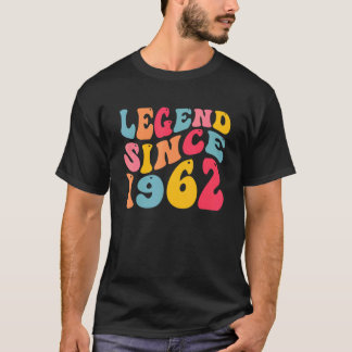 Legende seit 1962 60 Jahre alter Retro Vintag 60. T-Shirt