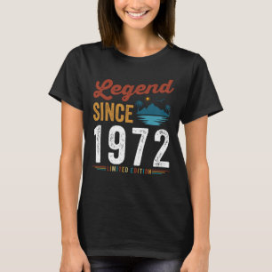 Legende seit 1972 Geburtstag Retro Vintage T-Shirt