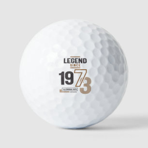 Legende seit 1973 50 Geburtstag Golfball