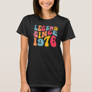 Legende seit 1976 46 Jahre alter Retro Vintag 46. T-Shirt